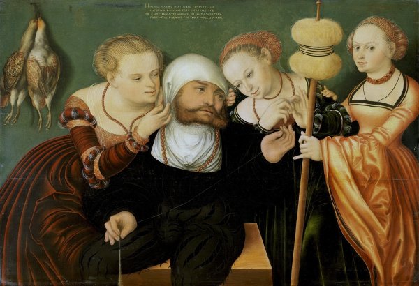 Адам и ева кранах старший