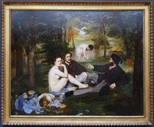 Эдуарда Мане «завтрак на траве» (1863).