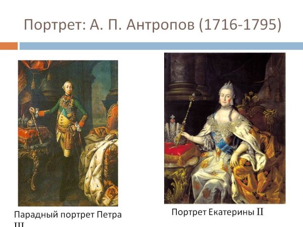 Портрет Петра III. Художник а.п.Антропов.