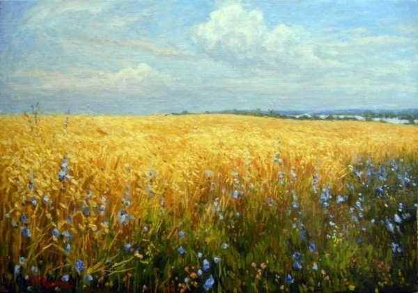 Аркадий пластов поле пшеницы