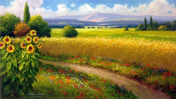 Герхард Несвадба Подсолнухи