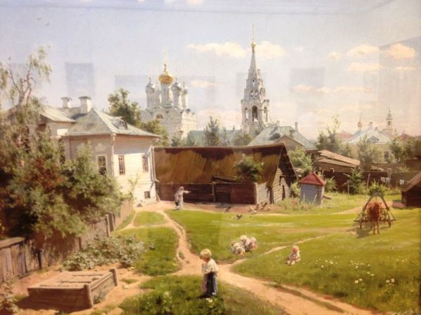 Василий Дмитриевич Поленов Московский дворик Третьяковская галерея