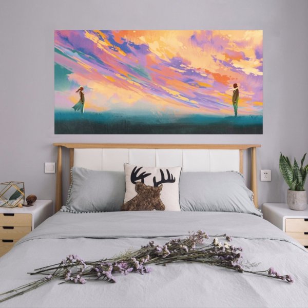 Постеры в спальню над кроватью