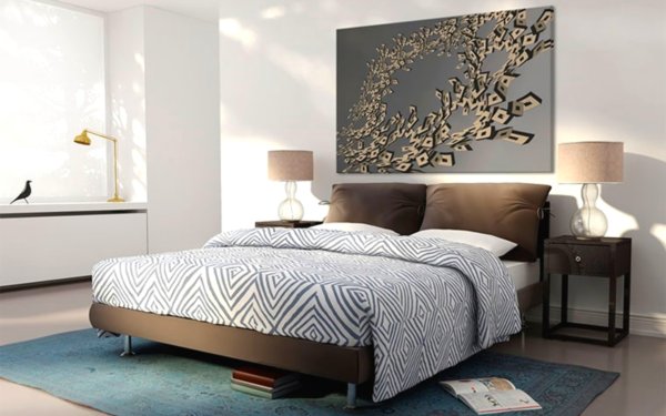 Картины в спальню над кроватью