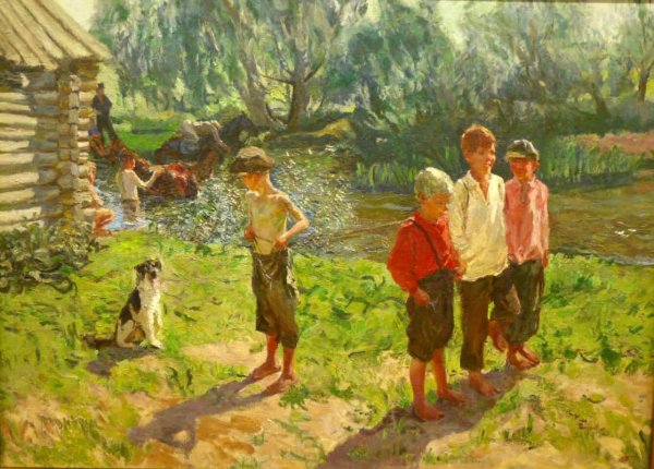 Пейзажи Аркадия Пластова