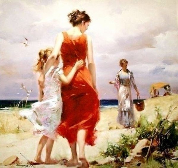 Касаткин Николай Алексеевич, 1859-1930 трамвай пришел