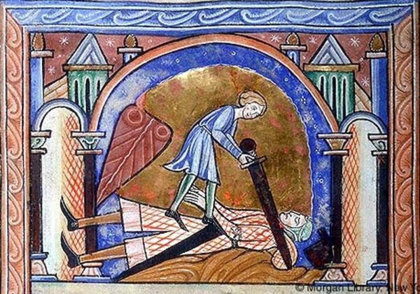 Средневековая миниатюра 12 век