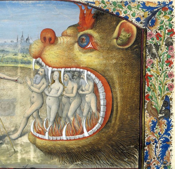 Странная живопись средневековья