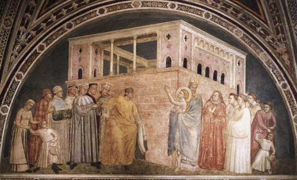 Джотто Оплакивание Христа фреска