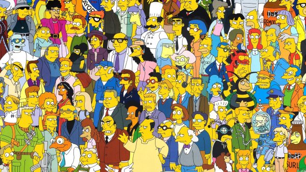 Пазл симпсоны