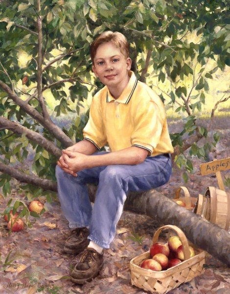 «Мальчик с яблоком» (1664)