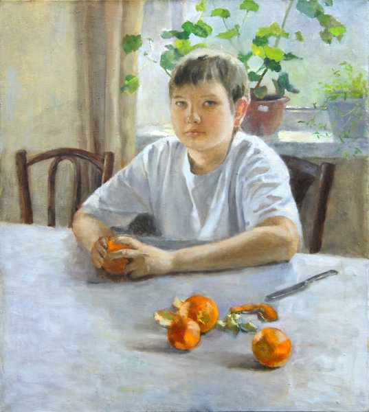 Воруют яблоки в саду