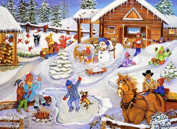 Зимний материал для детей