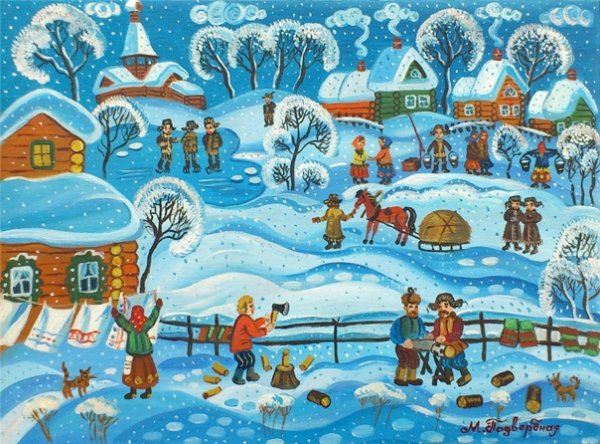 Сюжетные картинки времена года