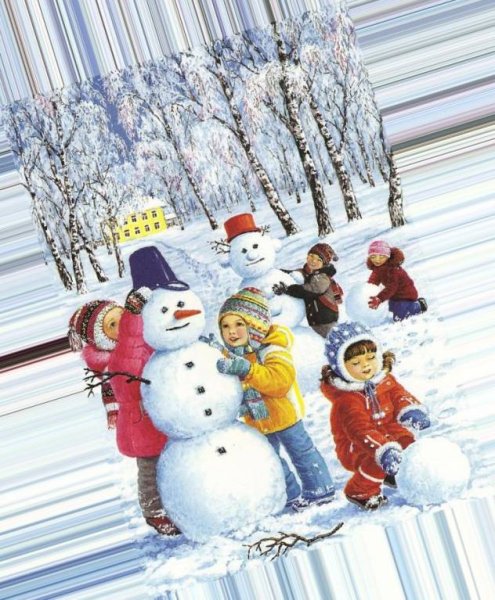 Мария Подвербная зимние забавы