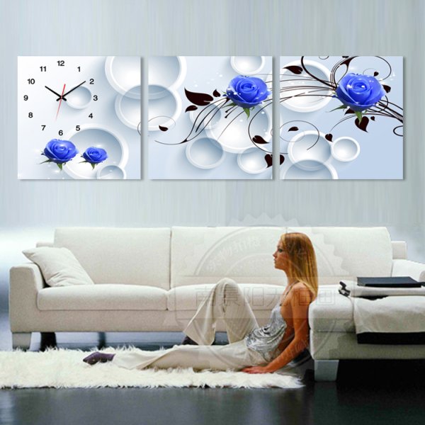 Модульные часы на стену