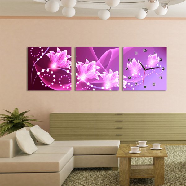 Модульные часы настенные