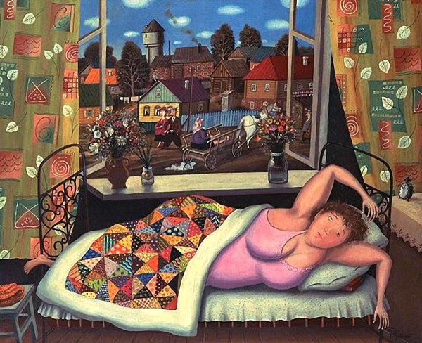 Художник примитивист Губарев