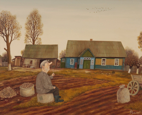 Художник примитивист Губарев Валентин