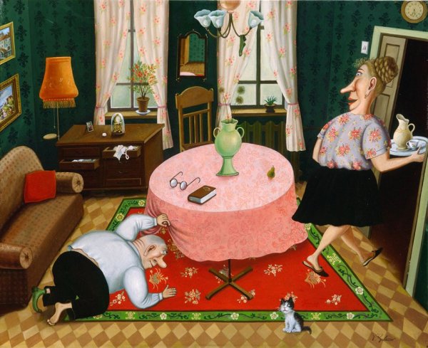 Художник примитивист Губарев Валентин