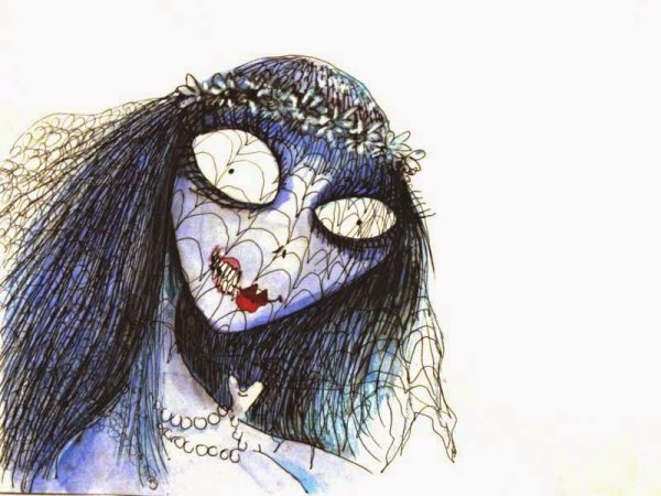 Детские рисунки Тима Бертона