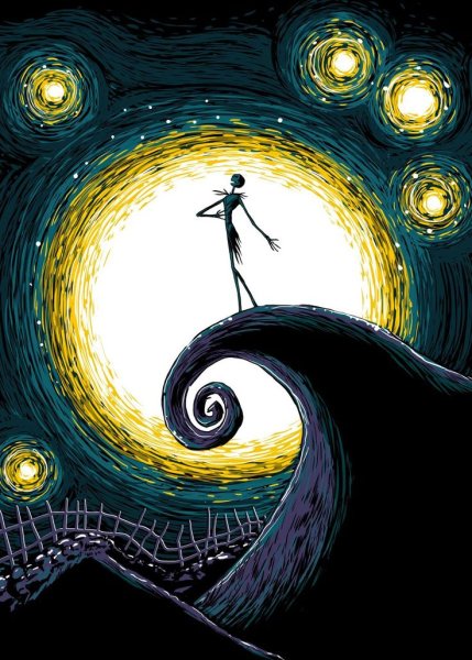 Тим Бертон пейзажи