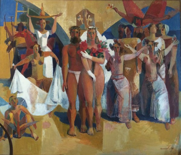 Александр Дейнека у моря. Рыбачки