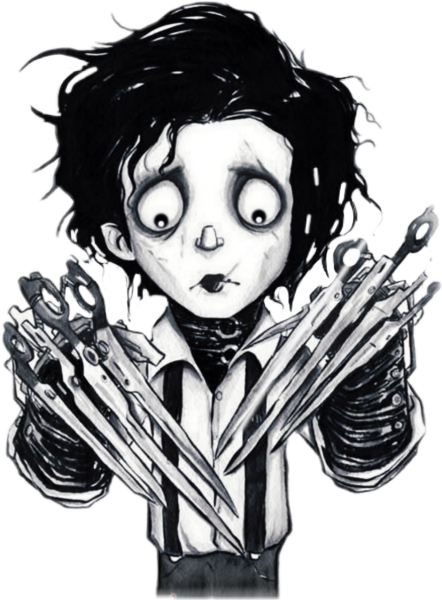 Тим бёртон Эдвард руки ножницы