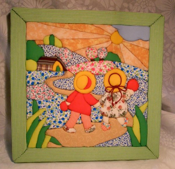 Японская техника кинусайга или пэчворк без иглы