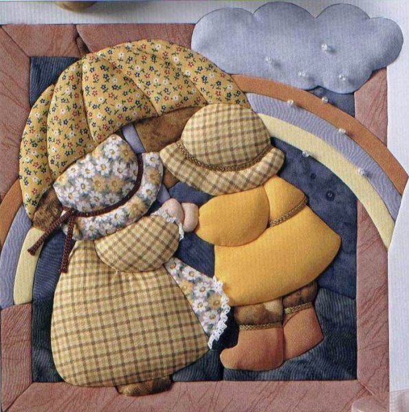 Японская техника кинусайга – пэчворк без иглы.