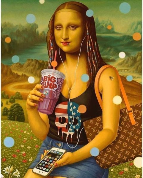 Мона Лиза современная