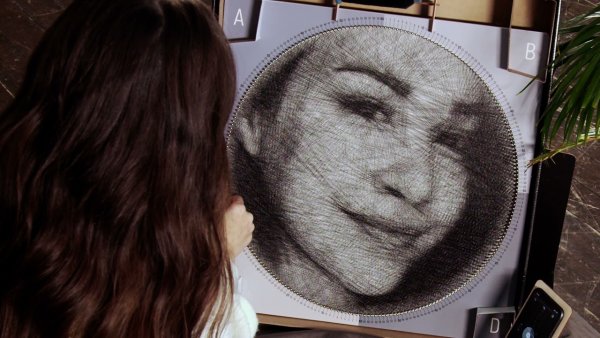 Картины из нитей рингстринг