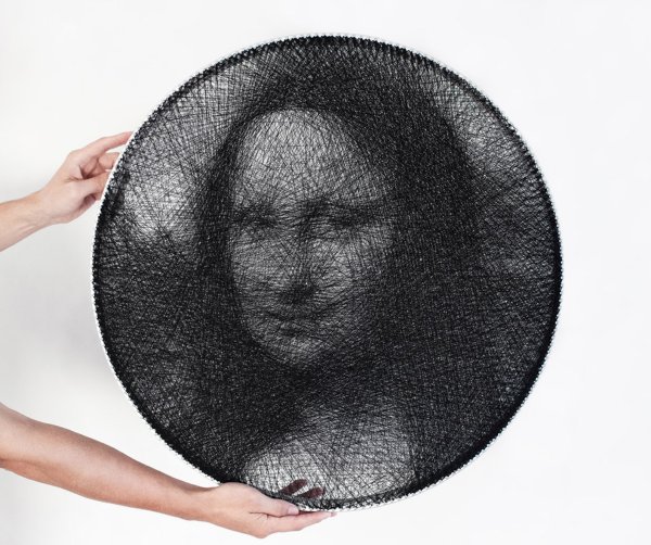 Рингстринг картина нитями