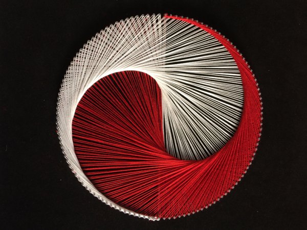 Ring String картина из нитей