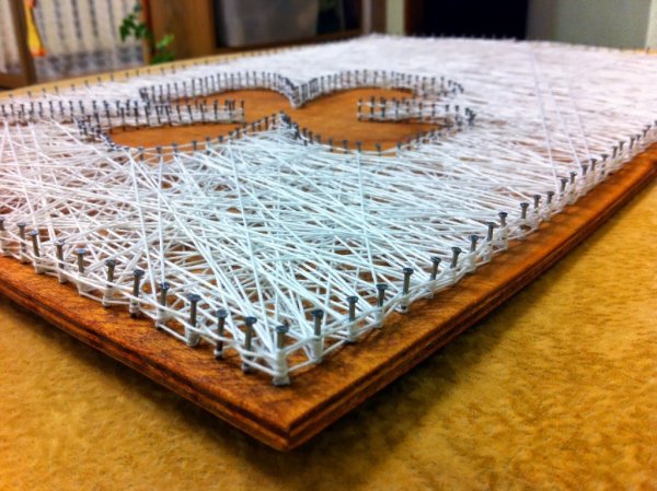 Картины из ниток и гвоздей