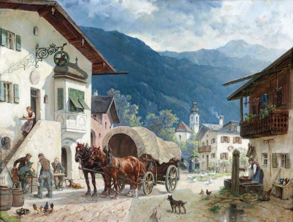 Постоялый двор Россия 19 век