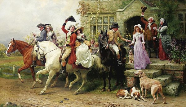 Художник Альфред Уильям стратт