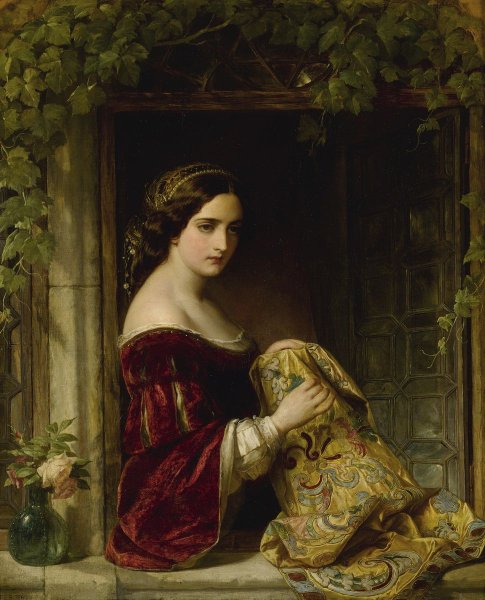 Английский художник Thomas Francis Dicksee (1819—1895).