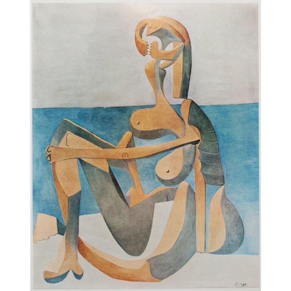 Пабло Пикассо «сидящая Купальщица», 1929