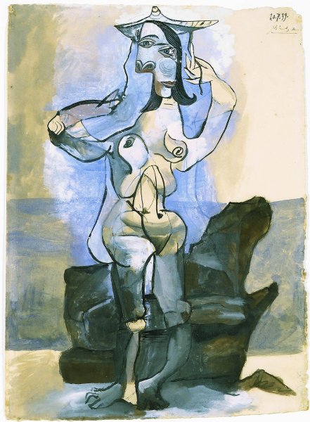 Пикассо фигуры на берегу моря 1931