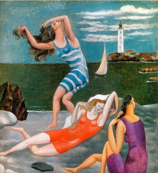 Картина пловчиха Пикассо