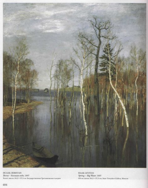 Весна большая вода Левитан оригинал