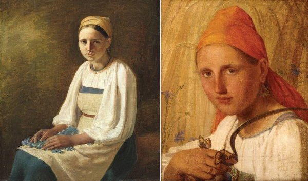 Венецианов гумно картина