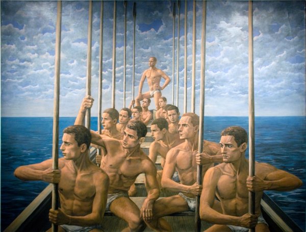 Гребцы Густав Гурьянов