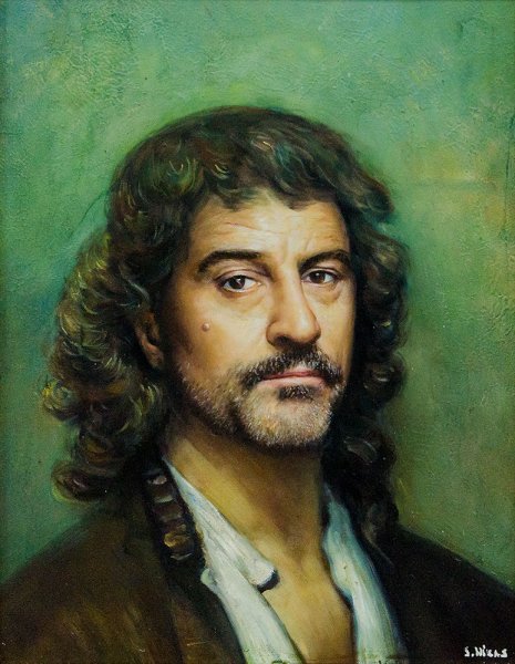 Никас Сафронов автопортрет