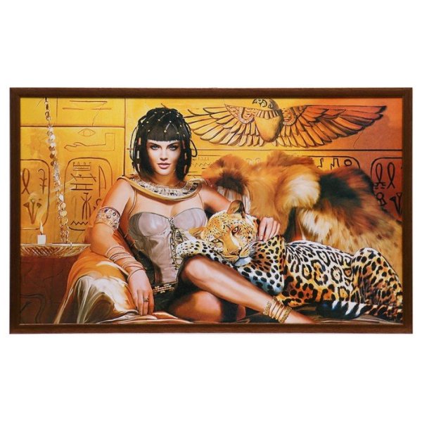 Картина Клеопатра с леопардом