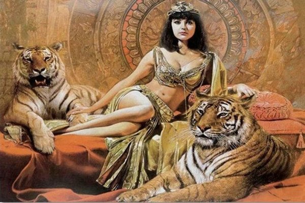 Египетская царица Клеопатра картина