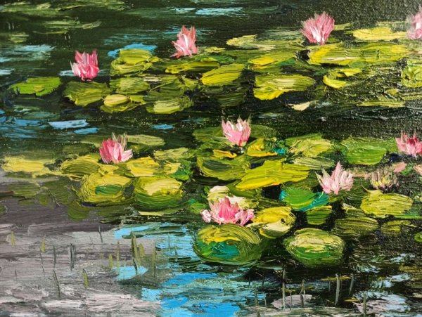 Моне водяные лилии нимфеи 1920 триптих