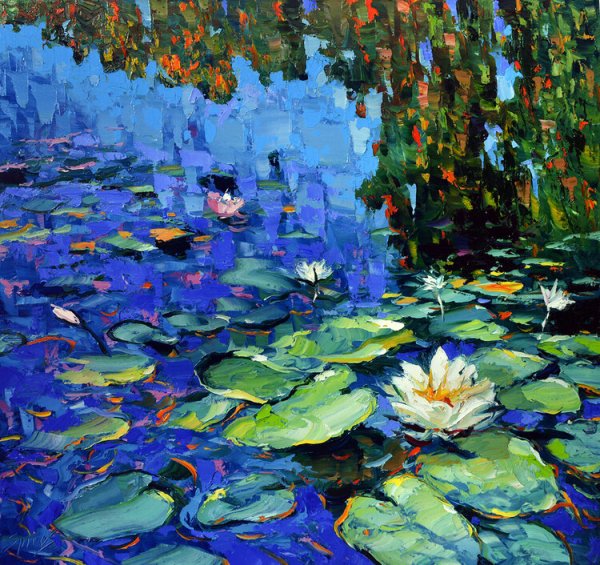 Клод Моне водяные лилии
