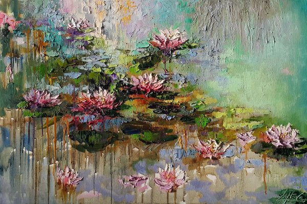 Натюрморты Левитана Ненюфары